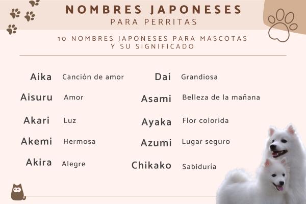 Nombres japoneses para perro hembra 2